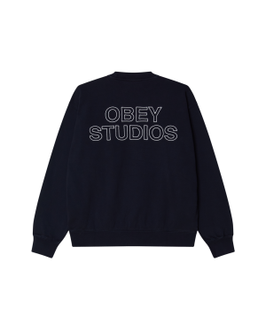 OBEY STUDIOS FADED CREWNECK