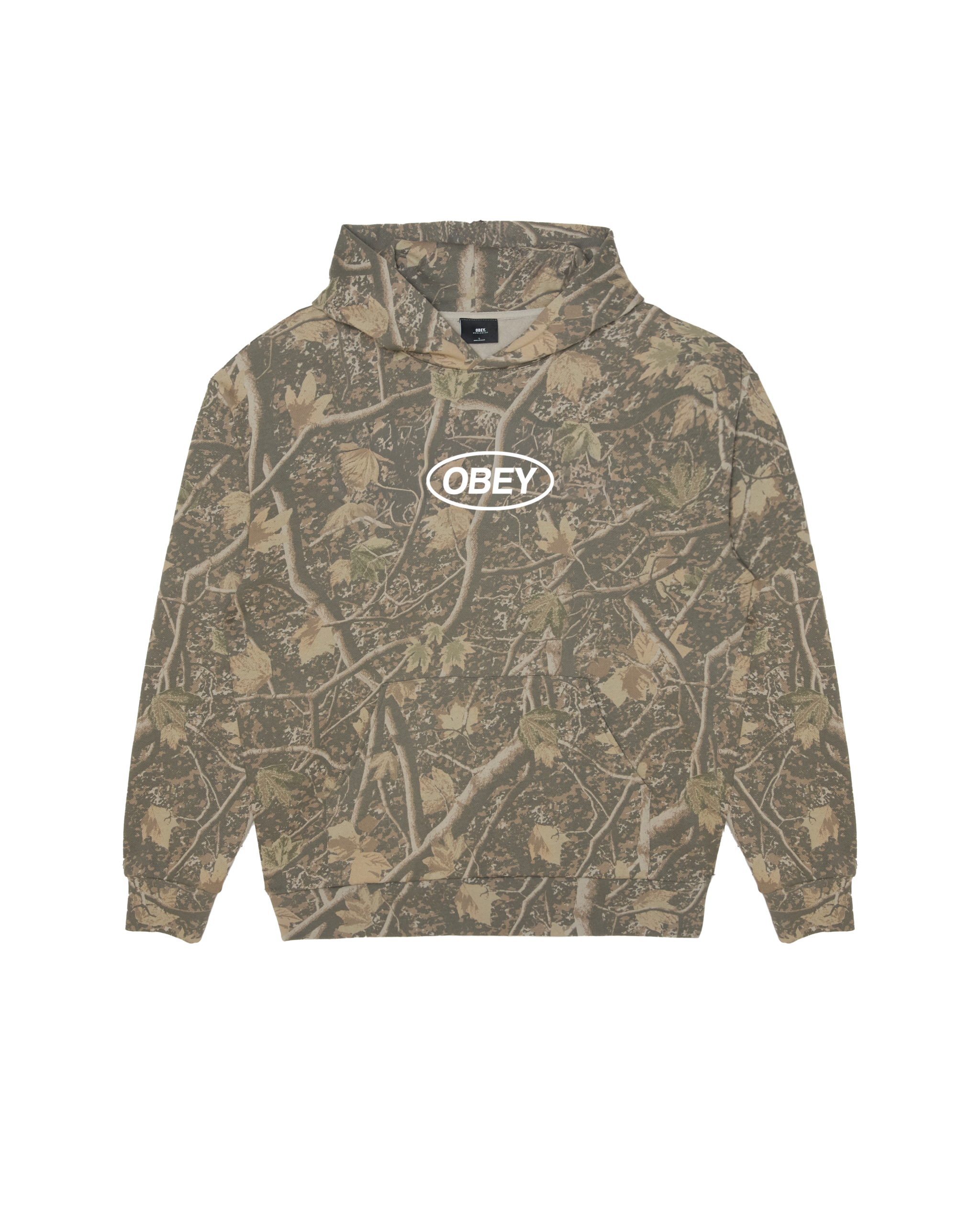 OBEY OVAL PULLOVER HOOD