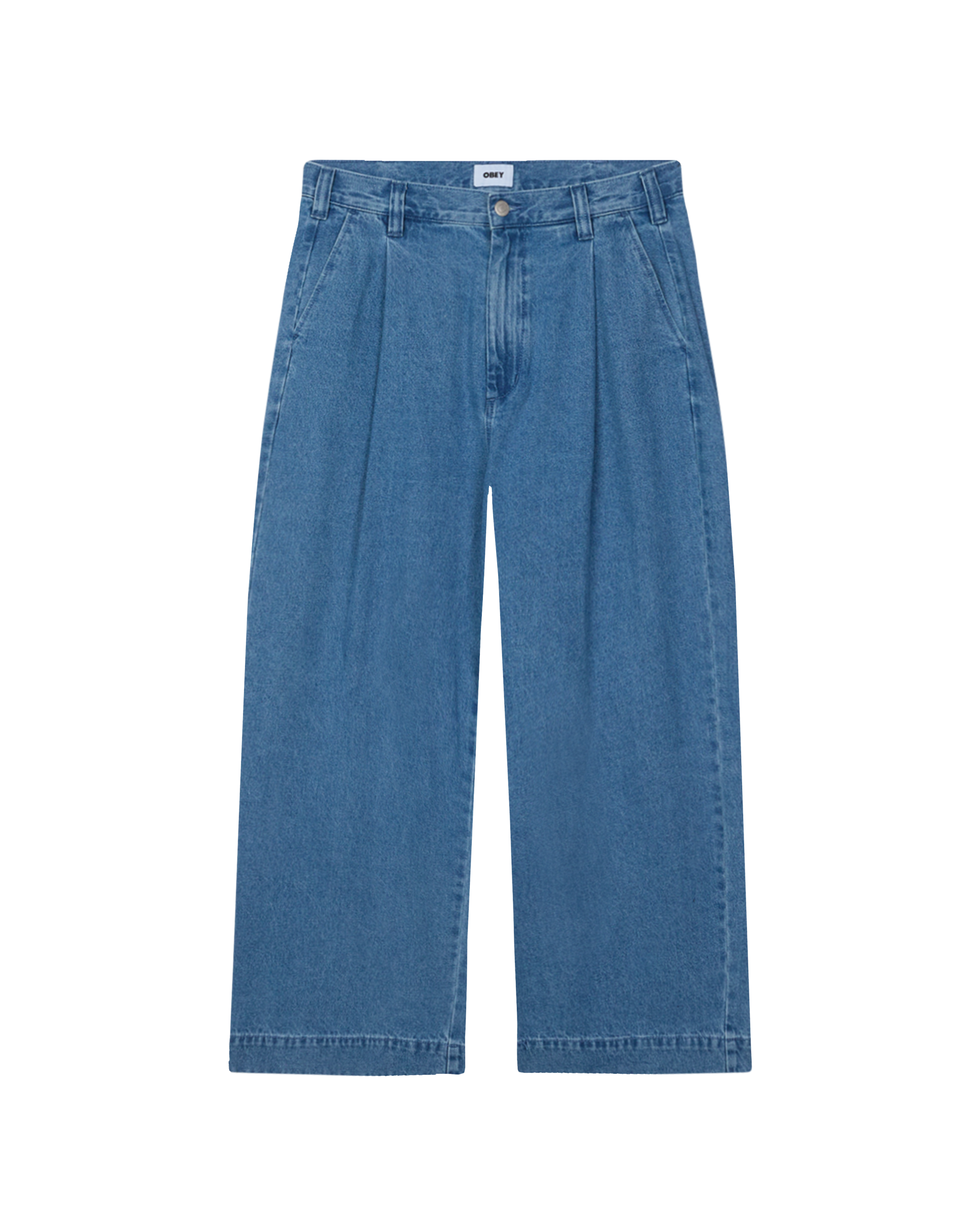 OLIVER DENIM PLEATED PANT