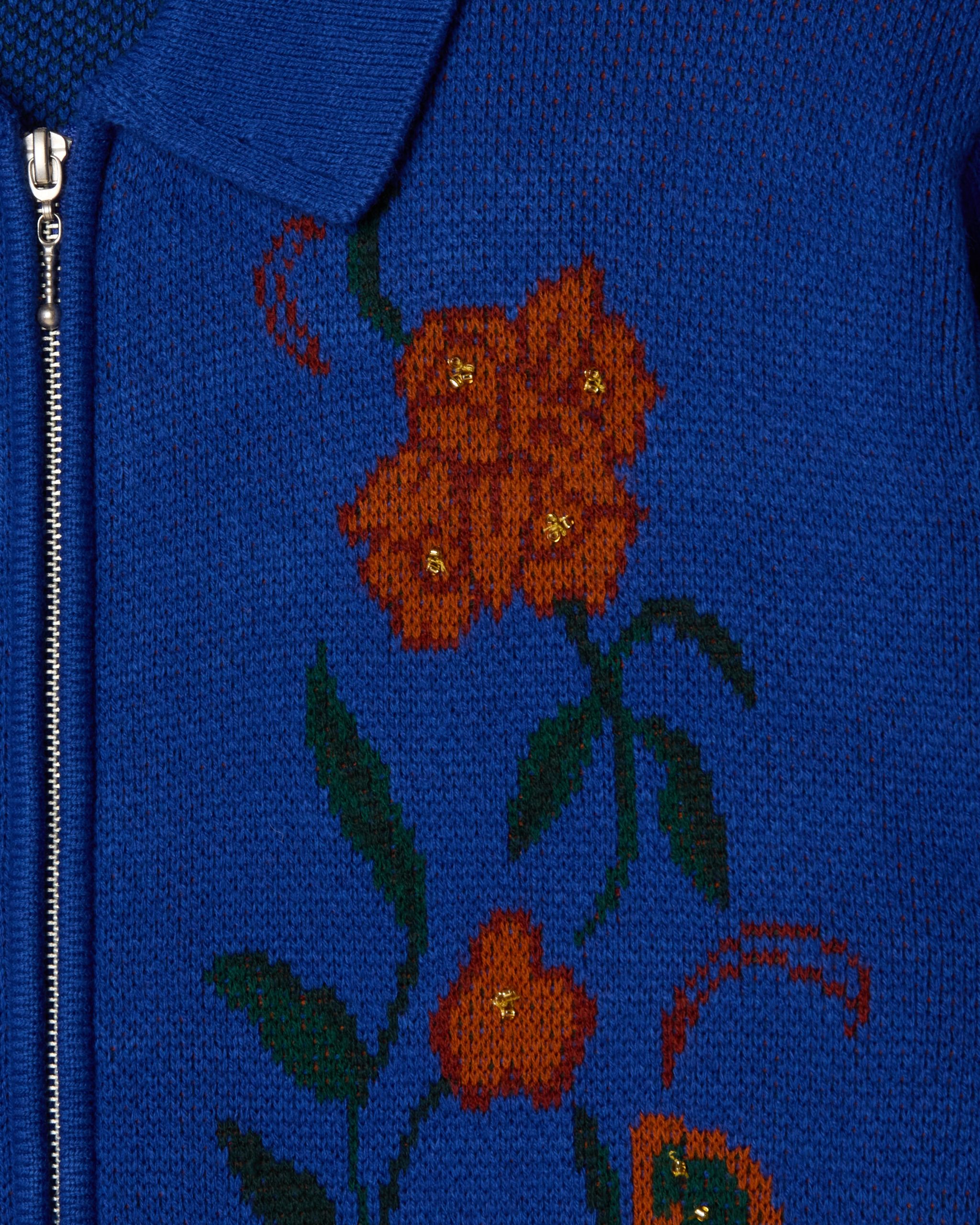FLORAL ZIP CARDIGAN - Image 3