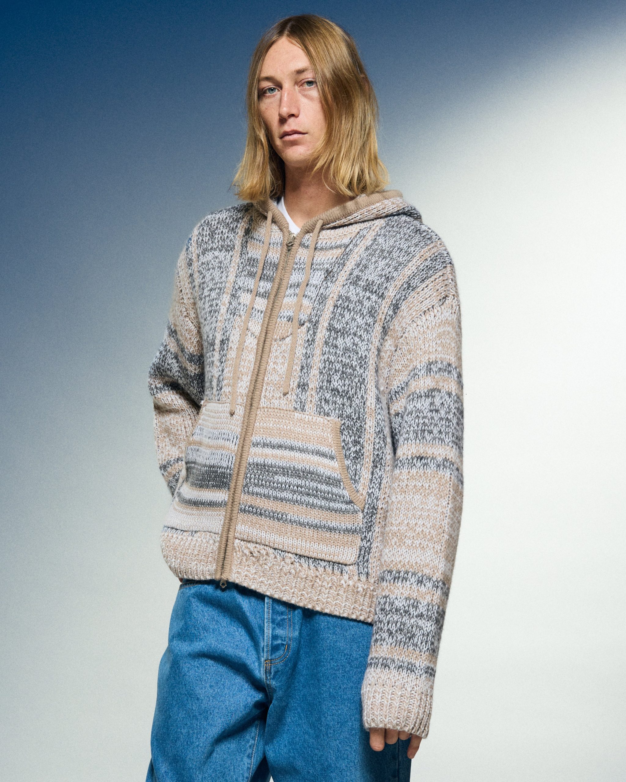 ZIP UP BAJA SWEATER - Image 5