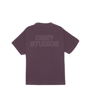 OBEY STUDIOS OUTLINE PIGMENT T-SHIRT