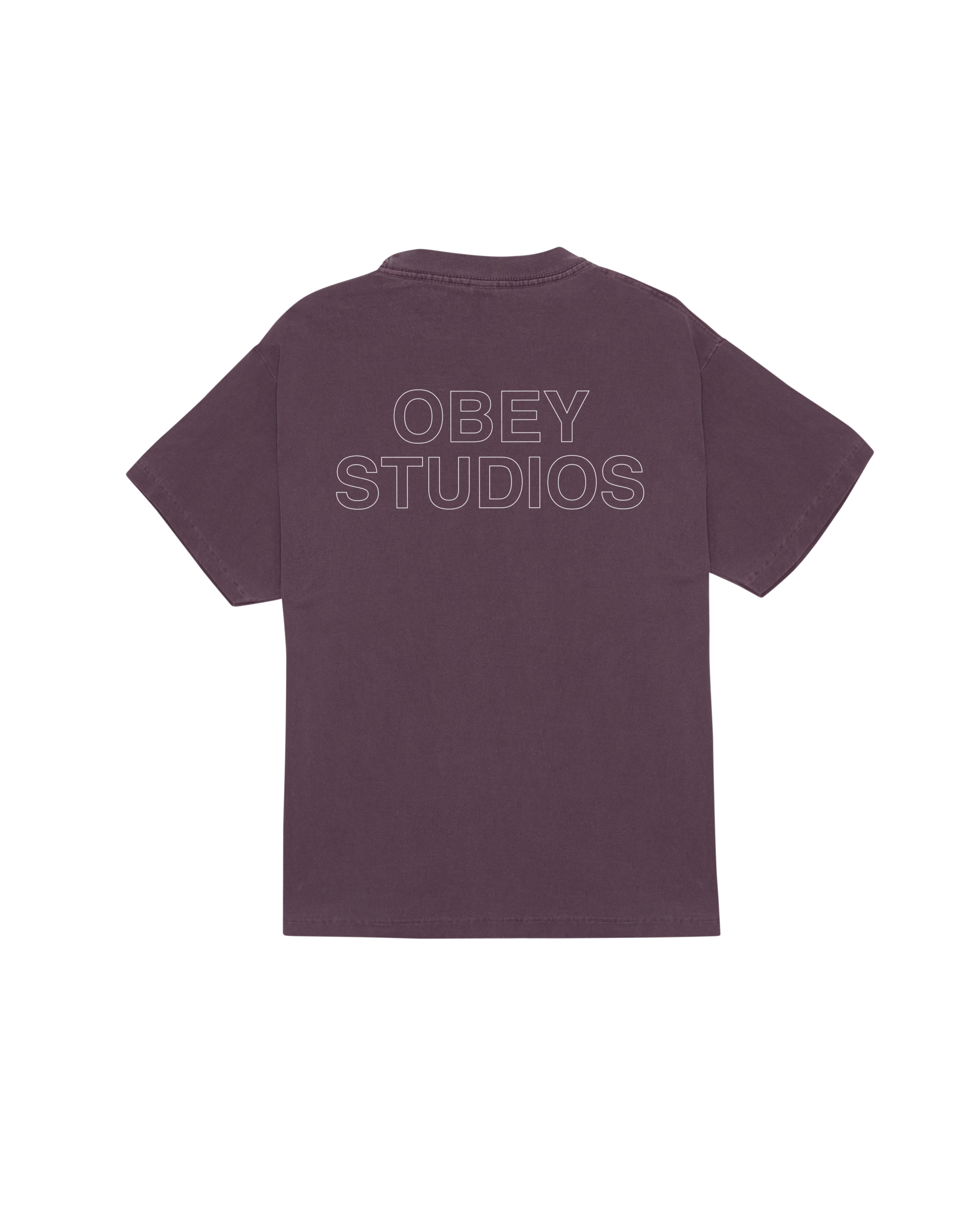 OBEY STUDIOS OUTLINE PIGMENT T-SHIRT