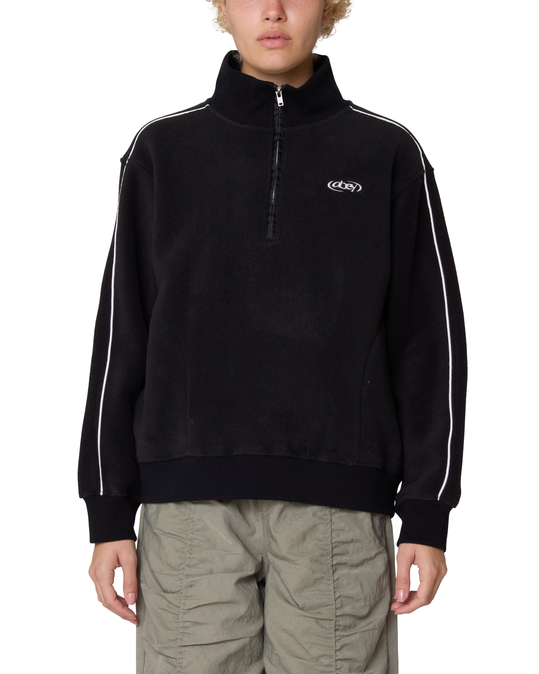 WATTS ZIP MOCKNECK