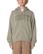 COLLEGIATE BAGGY ZIP HOOD