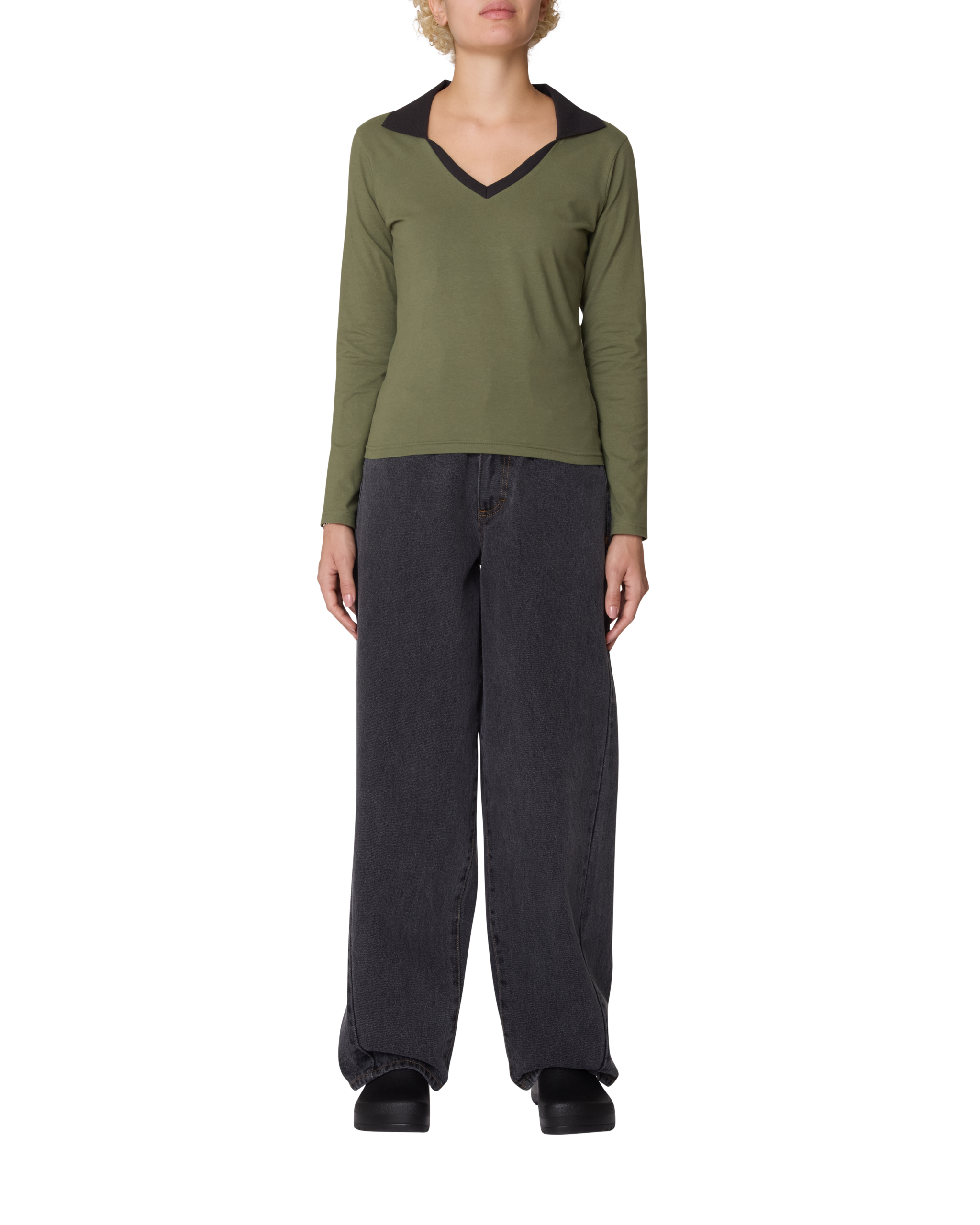 MEDEA COLLARED LS POLO - Image 4