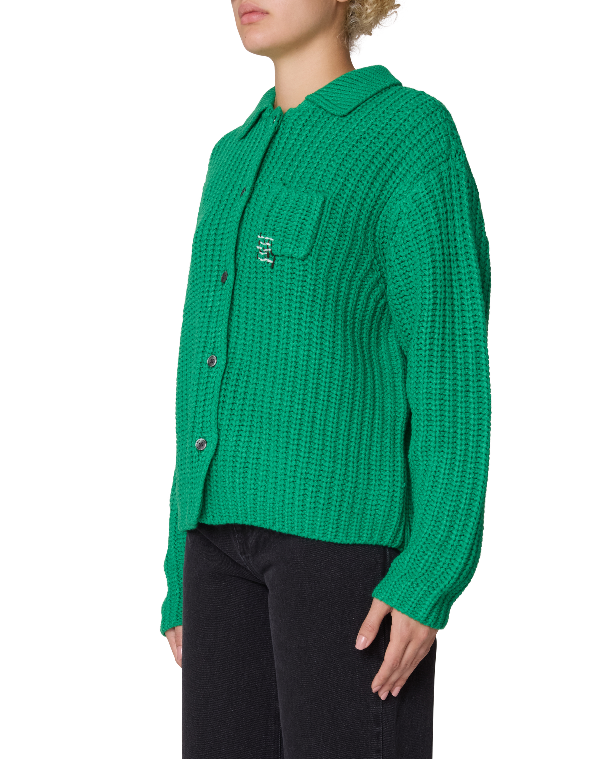 JULIAN BUTTON DOWN SWEATER - Image 2