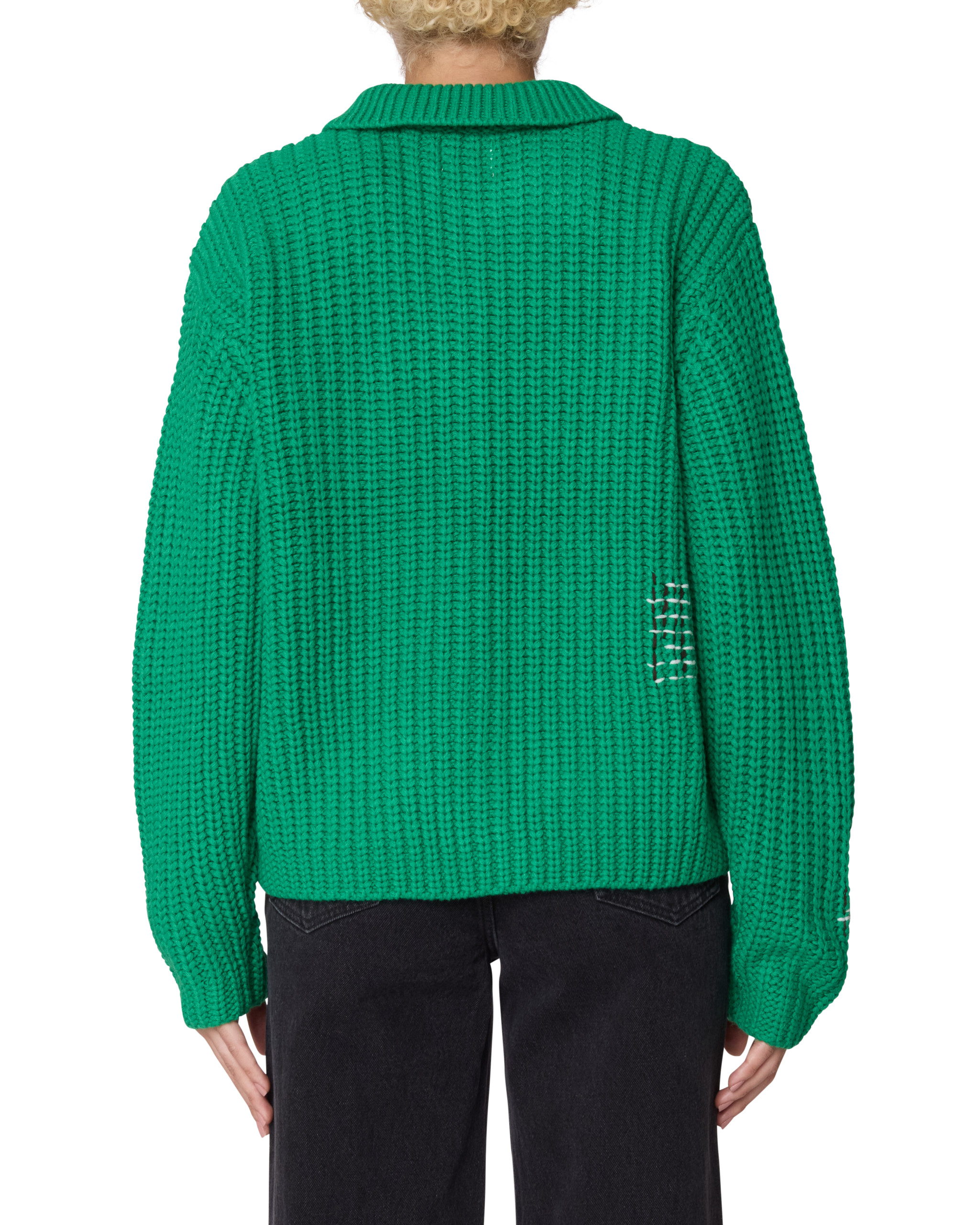 JULIAN BUTTON DOWN SWEATER - Image 3