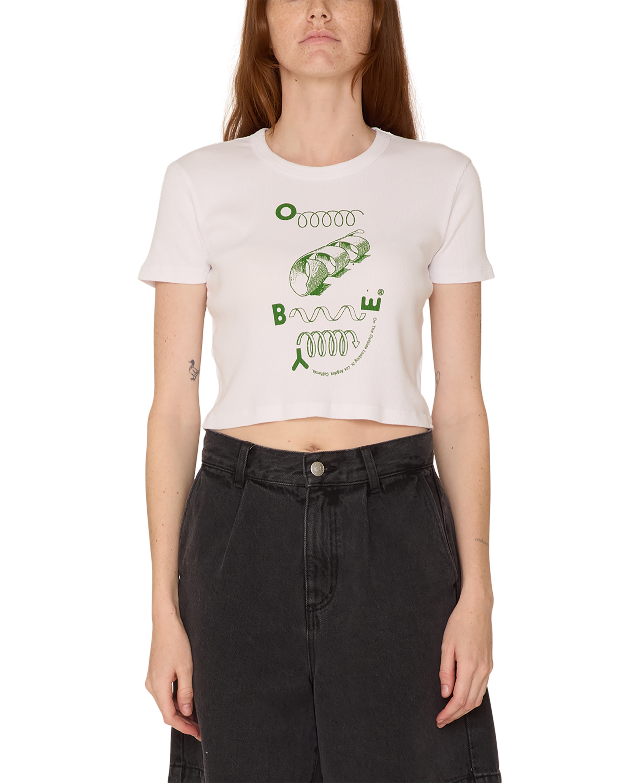 ON THE OUTSIDE LOOKING IN CROPPED EMMA T-SHIRT