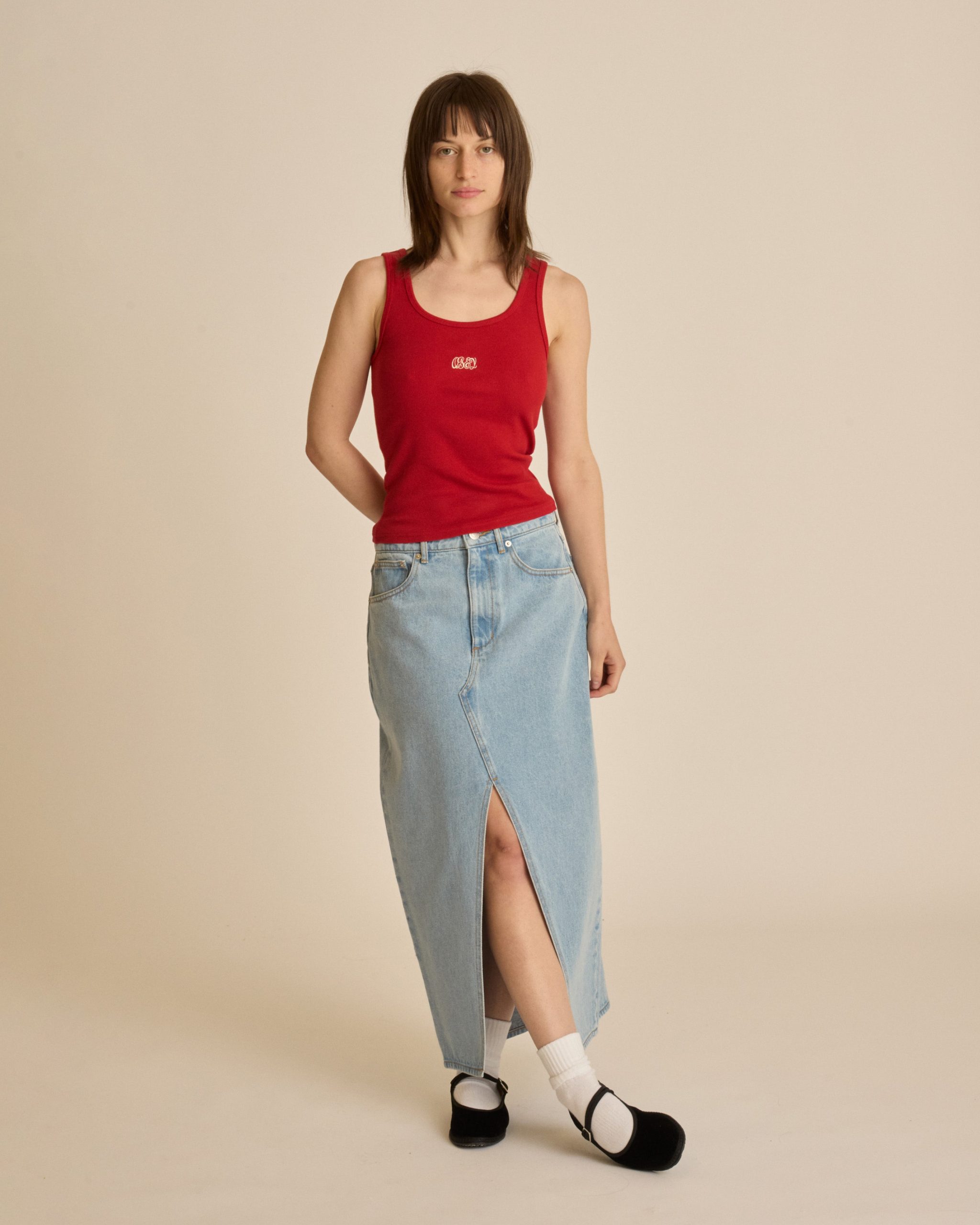 SIMPLEX DENIM SKIRT - Image 4