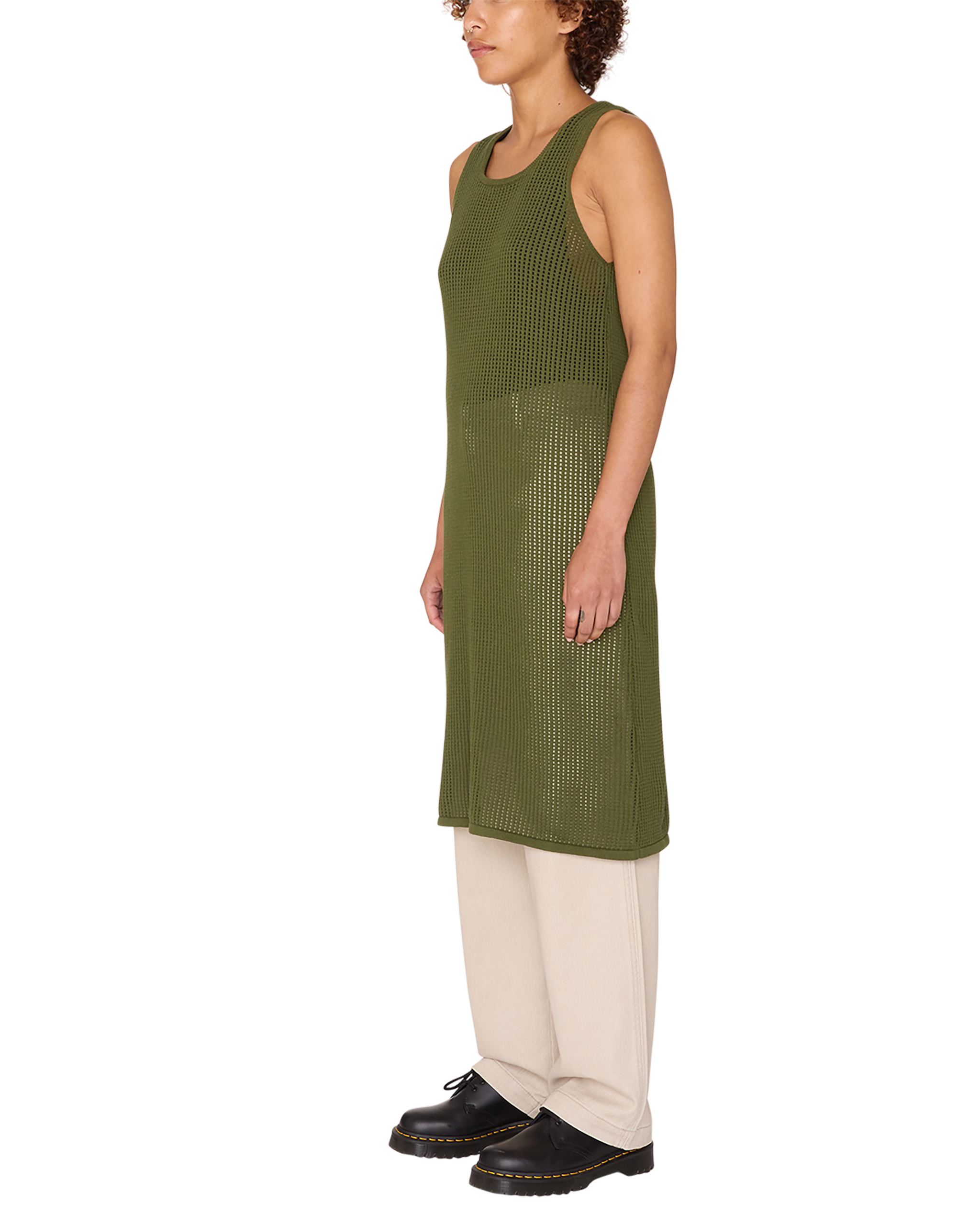 MINERVA OPEN STRIPE DRESS - Image 2