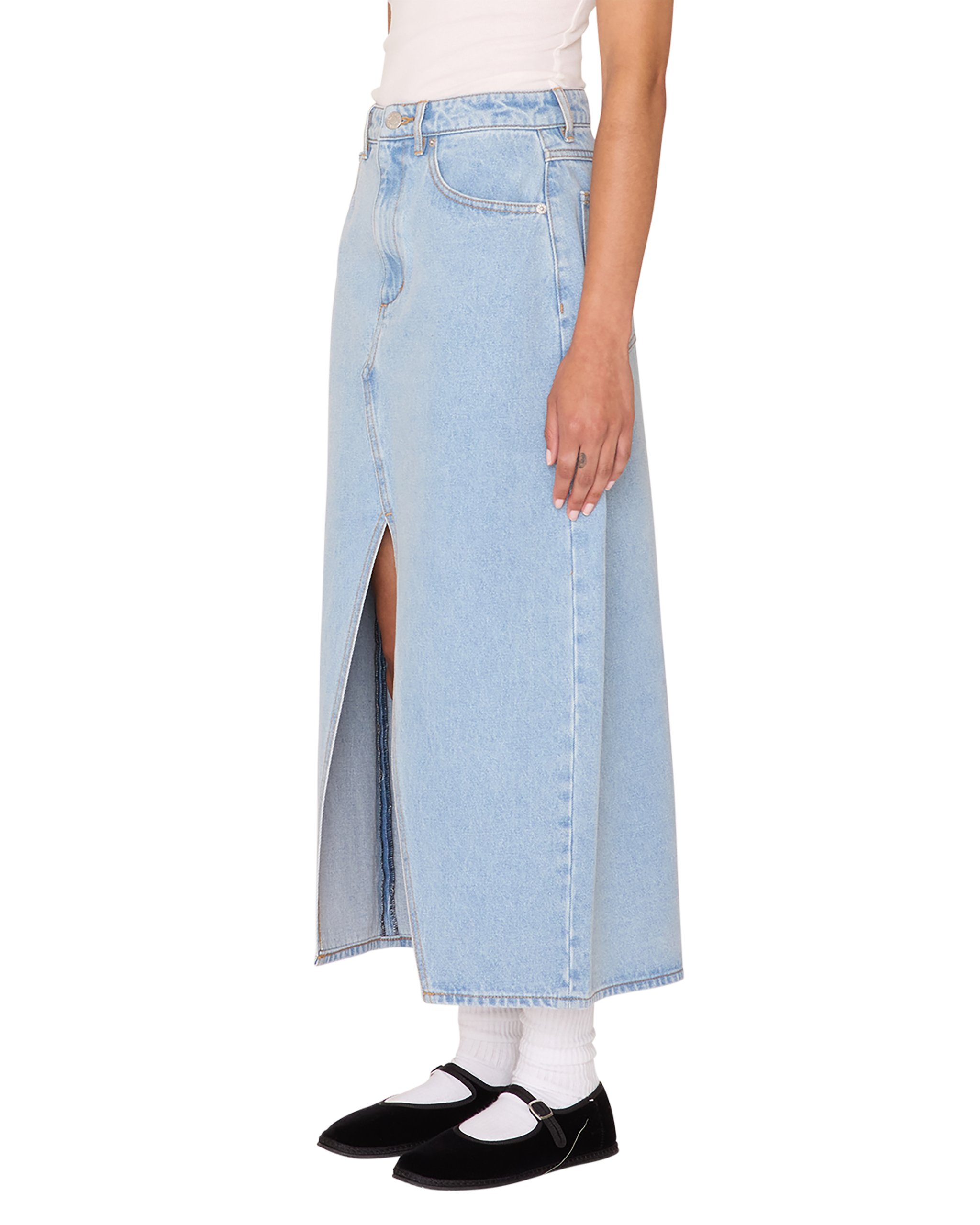 SIMPLEX DENIM SKIRT - Image 2